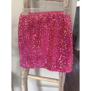 Women's Sequin Skirt Stretchy Bodycon Sparkle Night Out Party Mini Skirt XS NWT